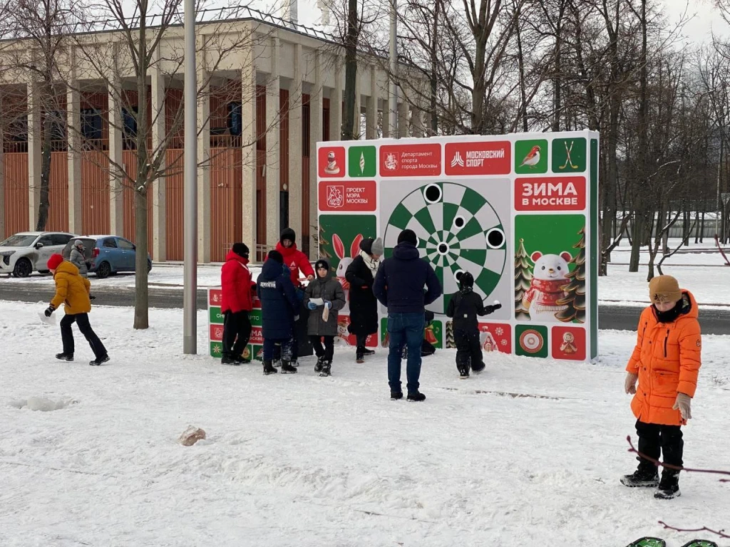 Снежный дартс